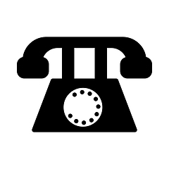 Image showing Old Phone Icon