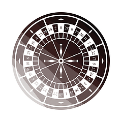 Image showing Roulette wheel icon