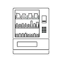 Image showing Food selling machine icon