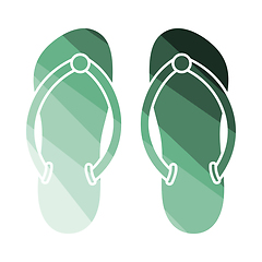 Image showing Spa Slippers Icon