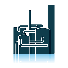 Image showing Chemical Plant Icon