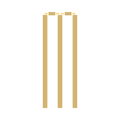 Image showing Cricket wicket icon