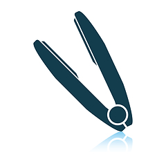 Image showing Hair straightener icon