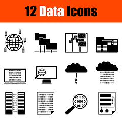 Image showing Data Icon Set