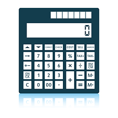 Image showing Statistical calculator icon