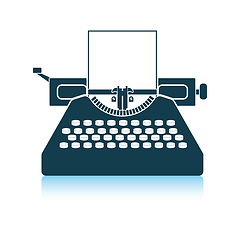 Image showing Typewriter icon