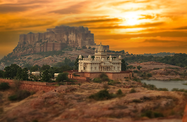 Image showing Jaswant Thada is a cenotaph located in Jodhpur, in the Indian st