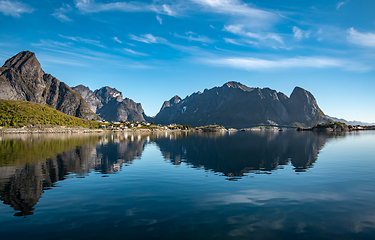 Image showing Lofoten is an archipelago in the county of Nordland, Norway.