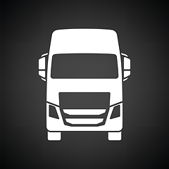 Image showing Truck icon front view