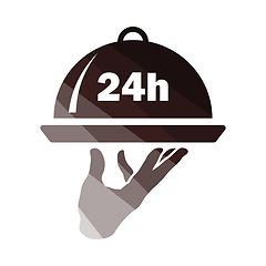 Image showing 24 Hour Room Service Icon