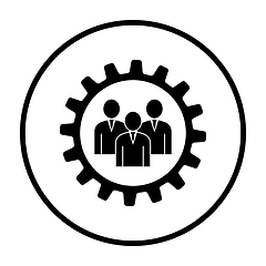 Image showing Teamwork Icon