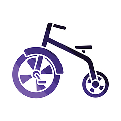 Image showing Baby trike icon