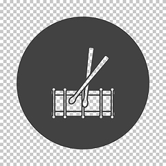 Image showing Drum toy icon