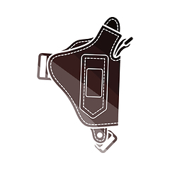 Image showing Police Holster Gun Icon