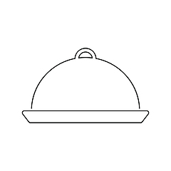 Image showing Restaurant  cloche icon