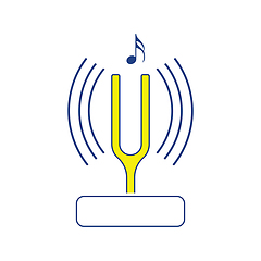 Image showing Tuning fork icon