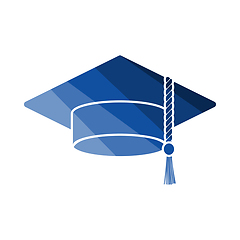 Image showing Graduation Cap Icon