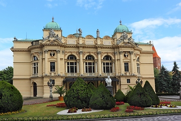 Image showing Theater with garden in Cracow