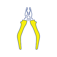 Image showing Icon of pliers