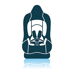 Image showing Baby Car Seat Icon