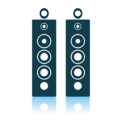 Image showing Audio System Speakers Icon