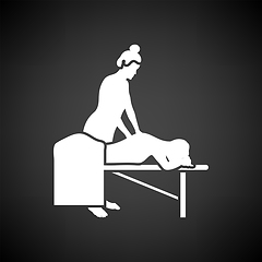 Image showing Woman Massage Icon