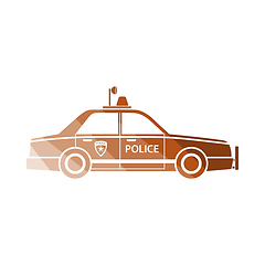 Image showing Police Car Icon