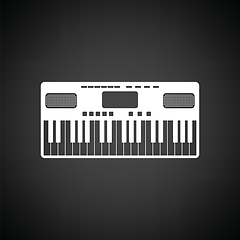 Image showing Music synthesizer icon