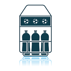 Image showing Soccer Field Bottle Container Icon