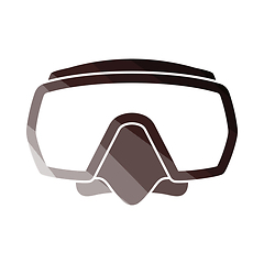 Image showing Icon Of Scuba Mask