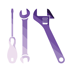 Image showing Wrench and screwdriver icon