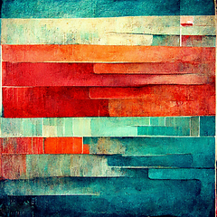 Image showing Artistic abstract artwork, textures lines stripe pattern design.