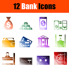 Image showing Set of Bank Icons