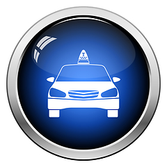 Image showing Taxi  icon front view