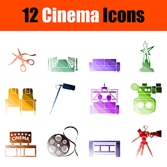 Image showing Cinema Icon Set