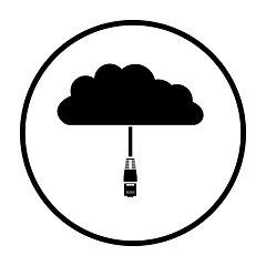 Image showing Network Cloud  Icon