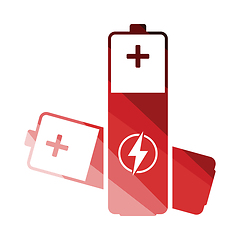 Image showing Electric battery icon