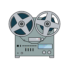 Image showing Reel tape recorder icon