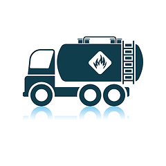 Image showing Fuel Tank Truck Icon