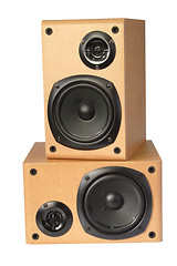 Image showing Wooden speaker box