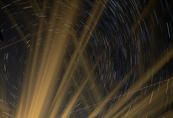 Image showing Star Trails and Light