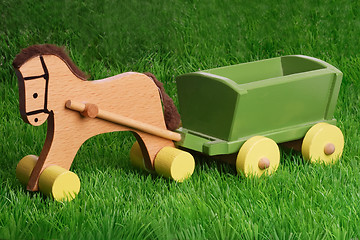 Image showing Wooden toy