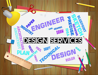 Image showing Design Services Shows Graphic Creation And Development