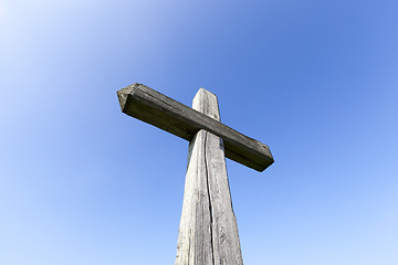 Image showing old Catholic cross