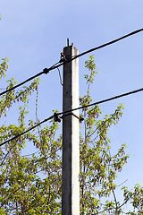 Image showing pillar of concrete