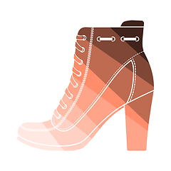 Image showing Ankle Boot Icon