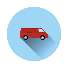 Image showing Commercial van icon