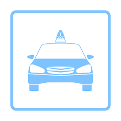 Image showing Taxi Icon Front View