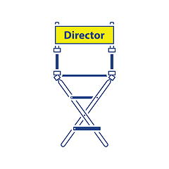 Image showing Director chair icon