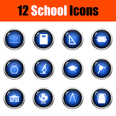 Image showing School Icon Set